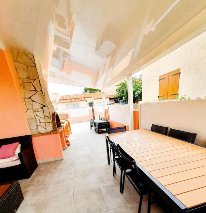 Villa H2O - Jacuzzi & Piscine Chauffee Le Barcares Luaran gambar