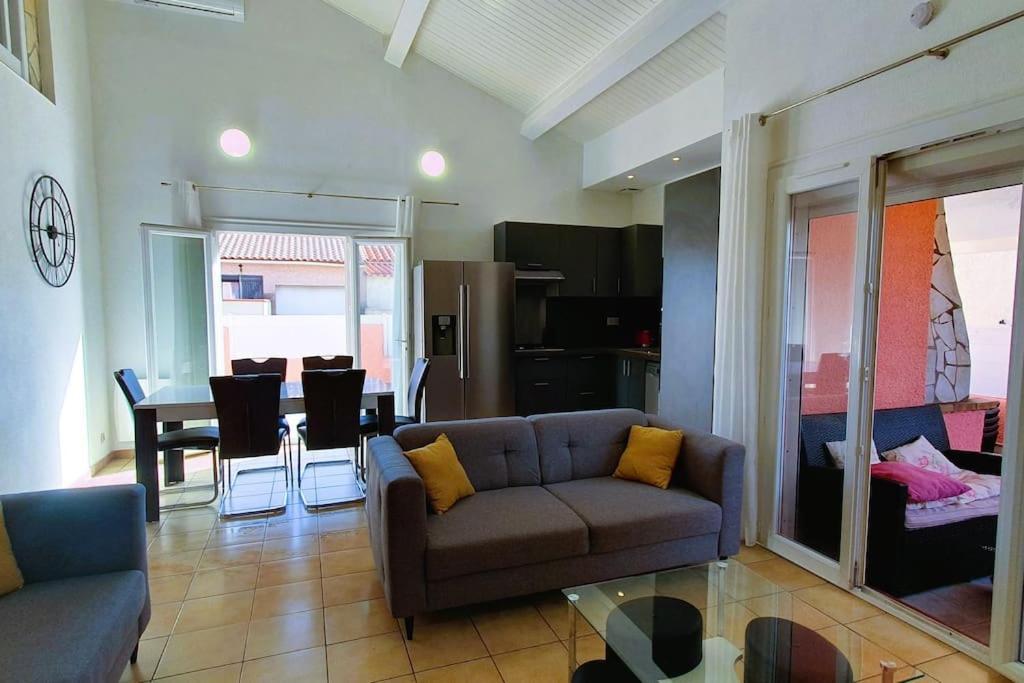 Villa H2O - Jacuzzi & Piscine Chauffee Le Barcares Luaran gambar