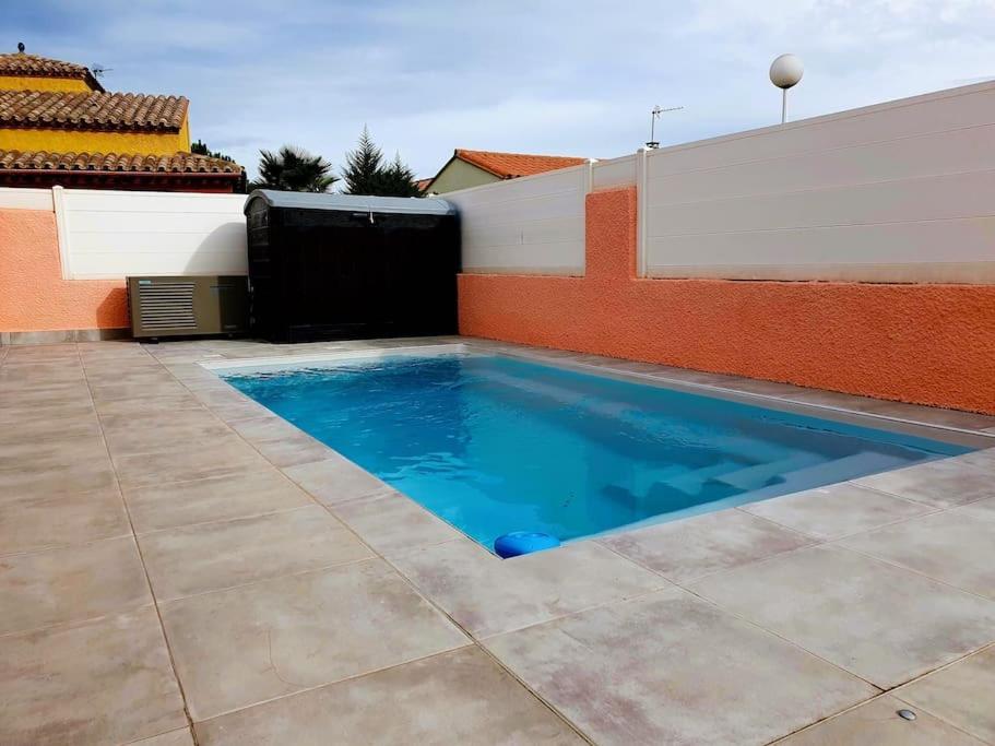Villa H2O - Jacuzzi & Piscine Chauffee Le Barcares Luaran gambar