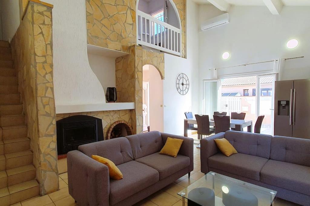 Villa H2O - Jacuzzi & Piscine Chauffee Le Barcares Luaran gambar
